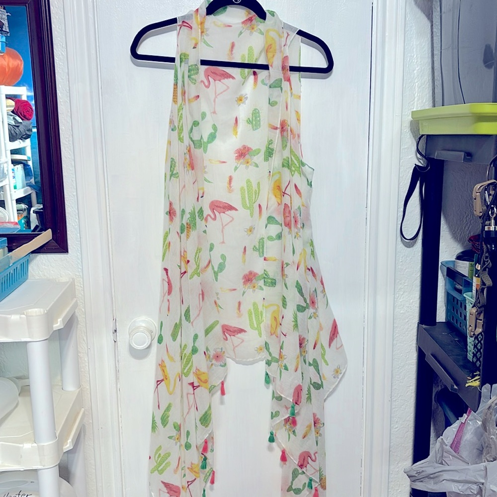 Women’s sleeveless kimono